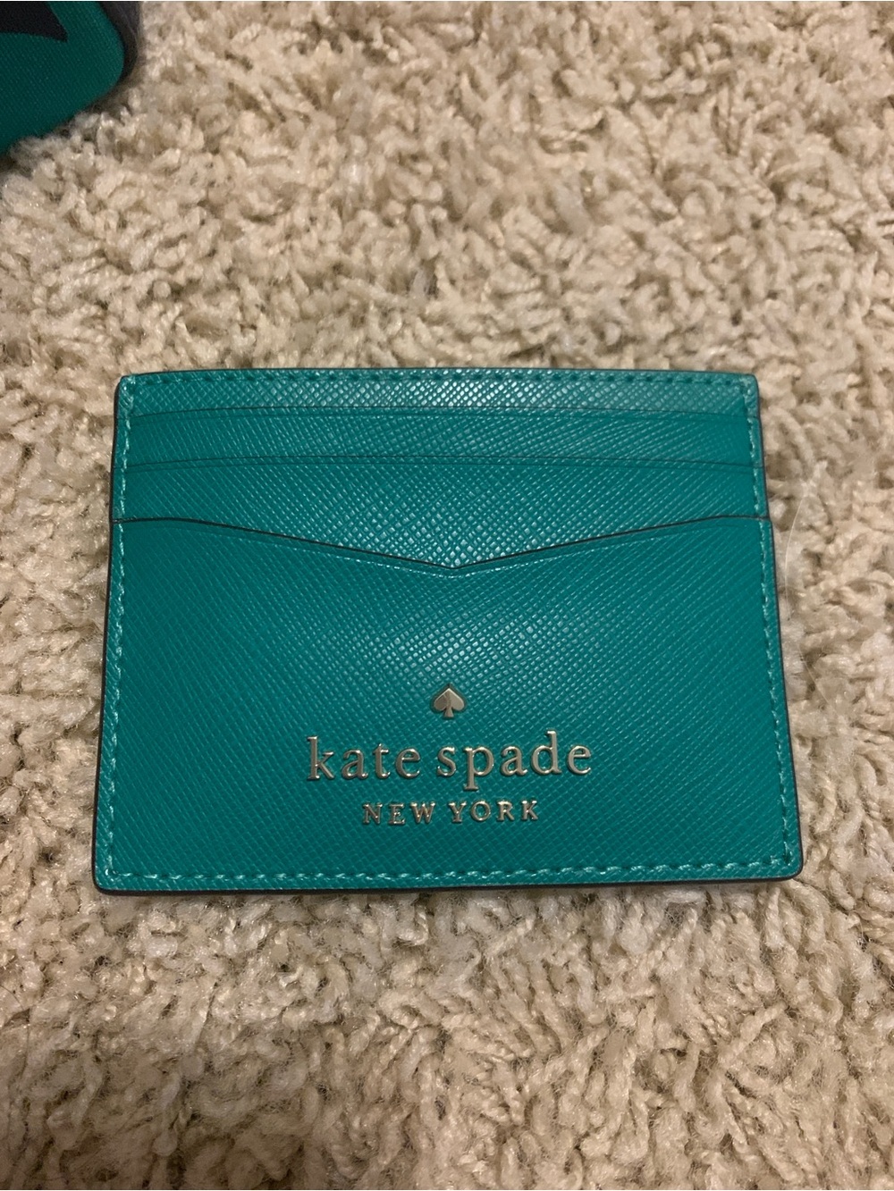 Kate Spade floral leather backpack in navy, teal & peach - Picture 6 of 7